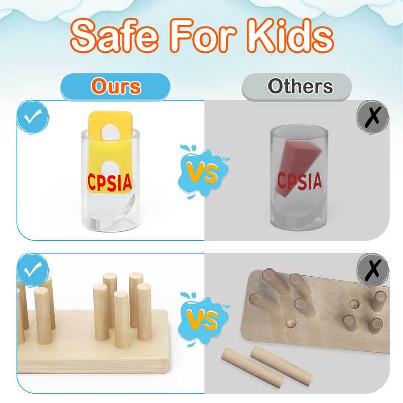 Wooden Sorting & Stacking Toys