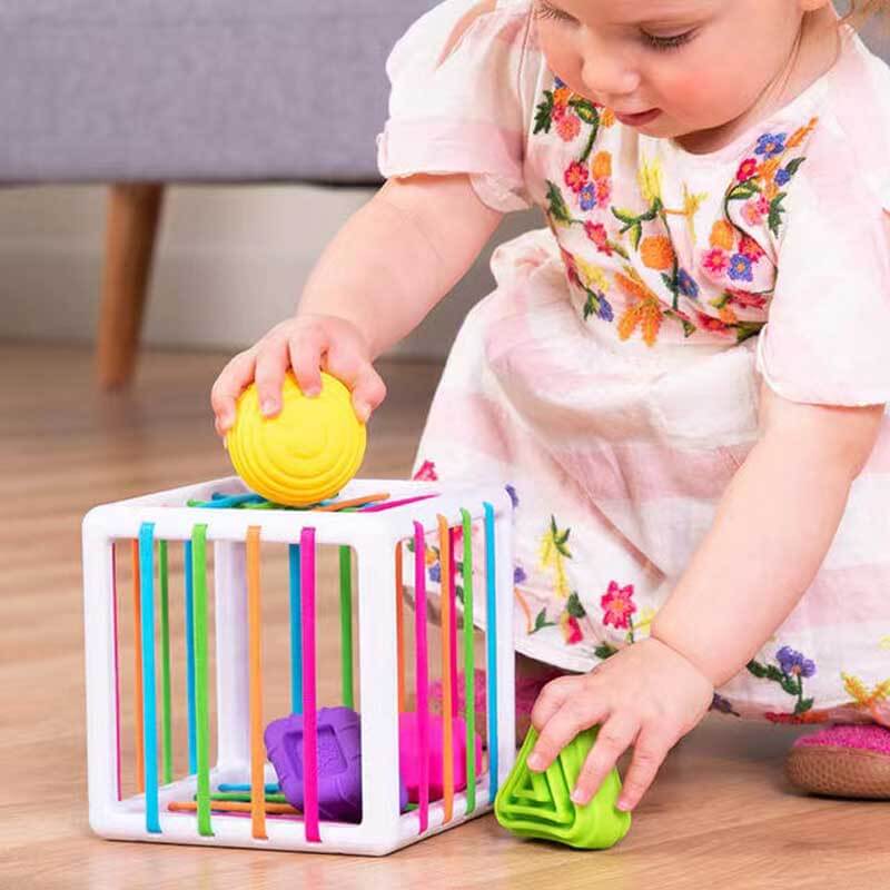 Rainbow Shape/Color Sorter Game