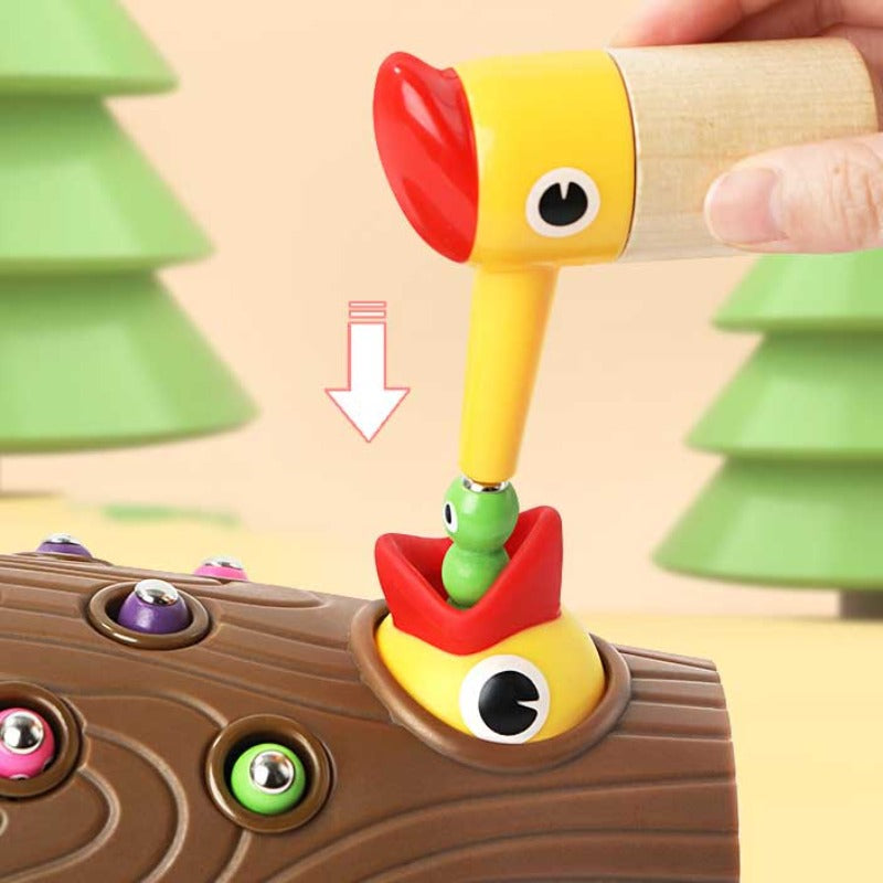 Montessori Hungry Woodpecker Toy