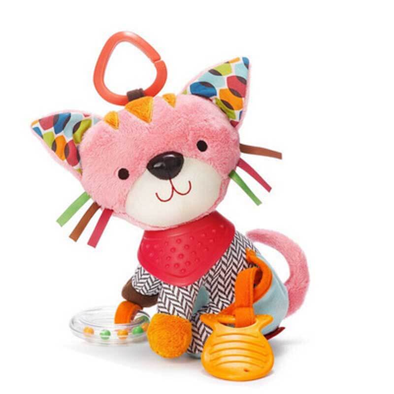 Creative Baby Doll with Multi-Sensory Rattle and Textures