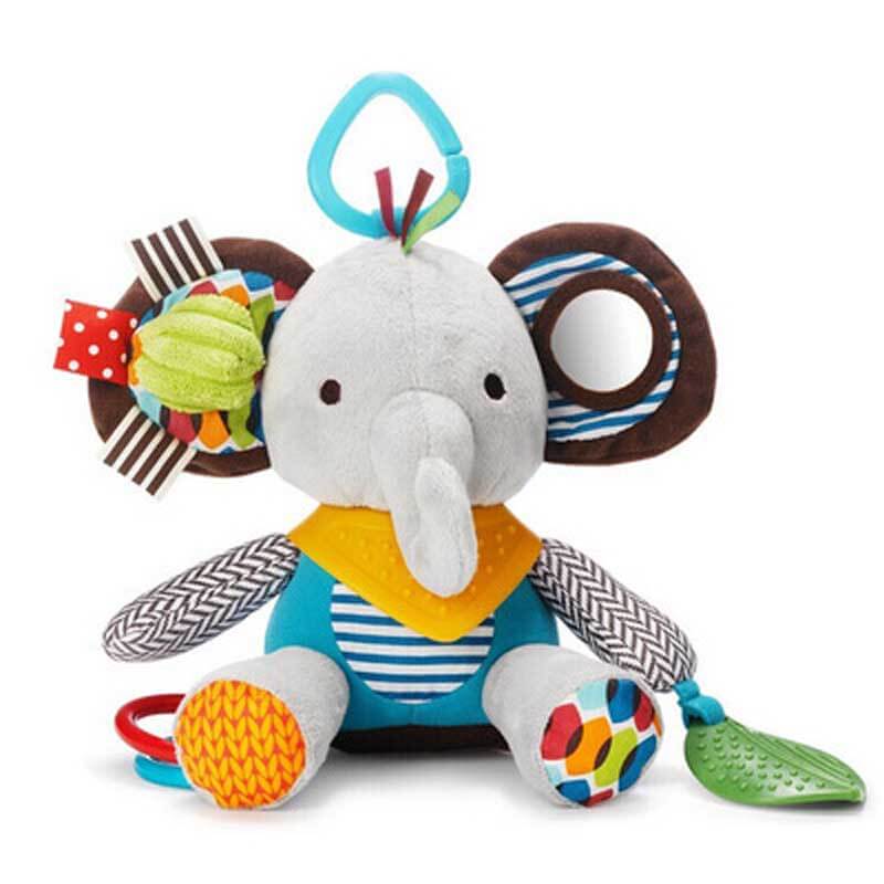 Creative Baby Doll with Multi-Sensory Rattle and Textures