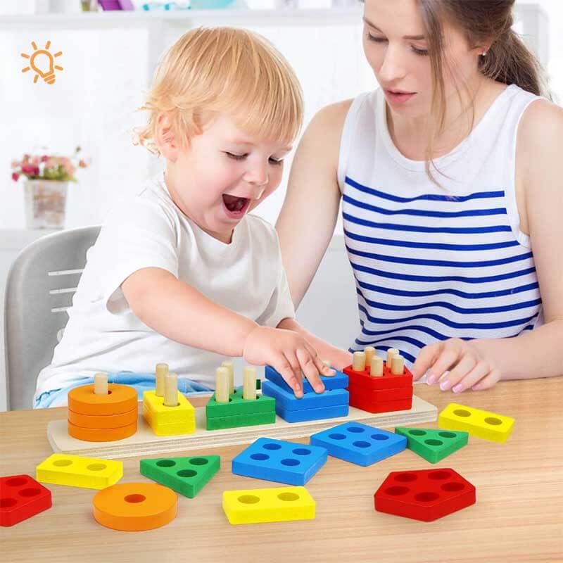 Wooden Sorting & Stacking Toys