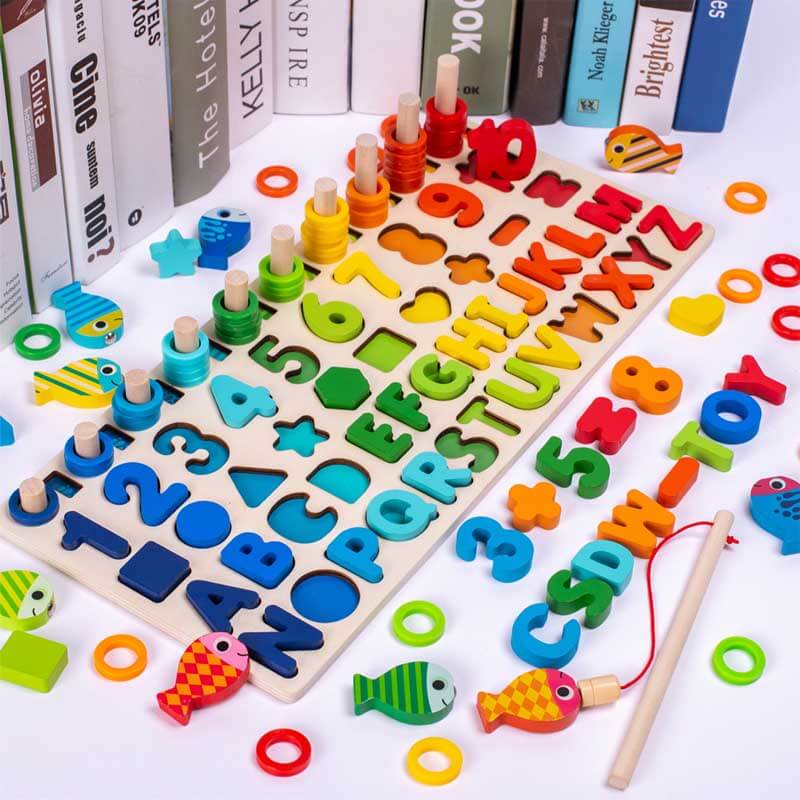 Number+Alphabet Fun Fishing Game