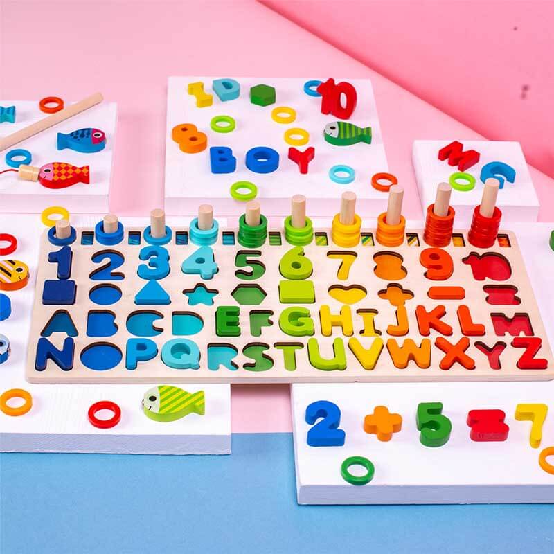 Number+Alphabet Fun Fishing Game