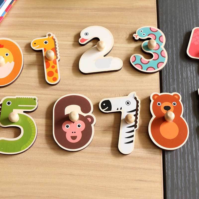 Wooden Number Puzzle