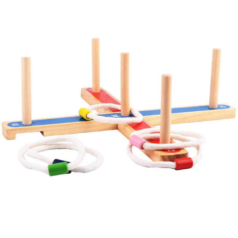 Outdoor Wooden Quoits Game