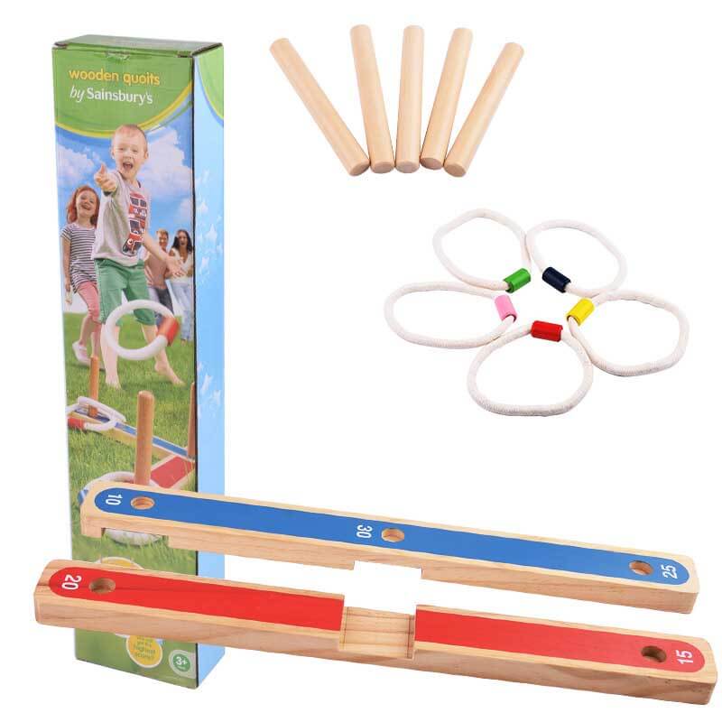 Outdoor Wooden Quoits Game