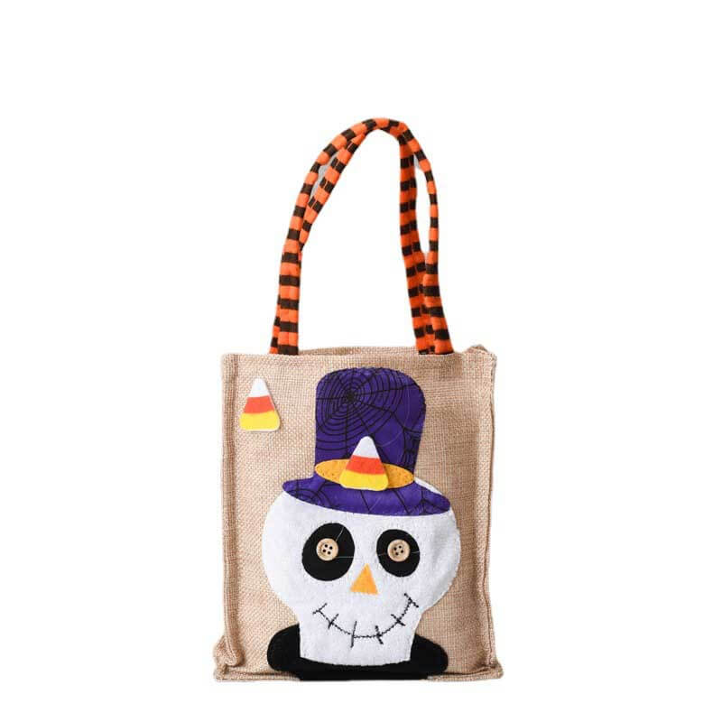 Halloween Linen Candy Bag