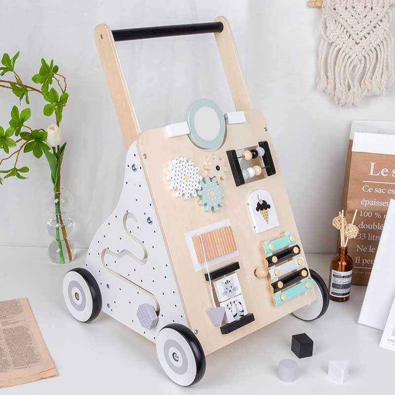 Creative Wooden Baby Walker