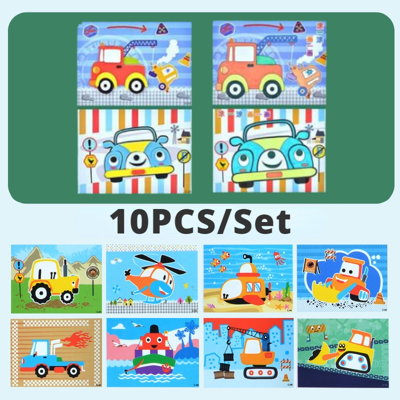 StoryStickers - 3D Sticker Puzzles (10 Sheets)