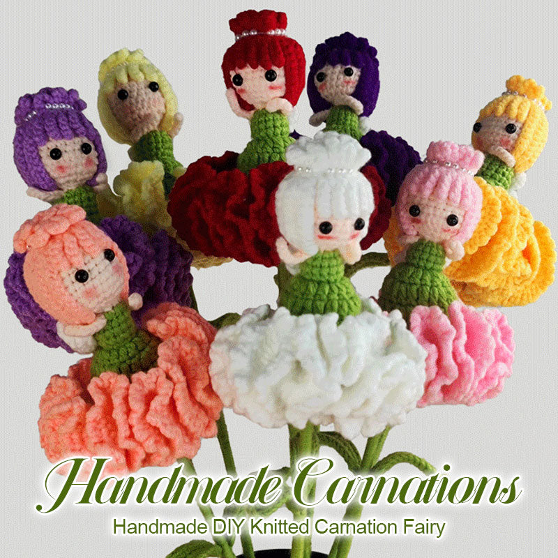 DIY Knitted Doll Bouquet