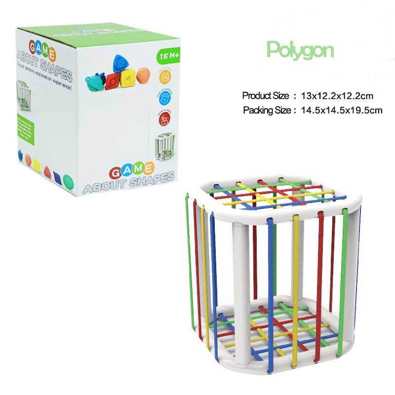 Rainbow Shape/Color Sorter Game