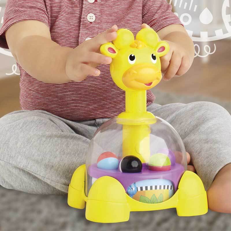 Giraffe Spinning and Popping Toy