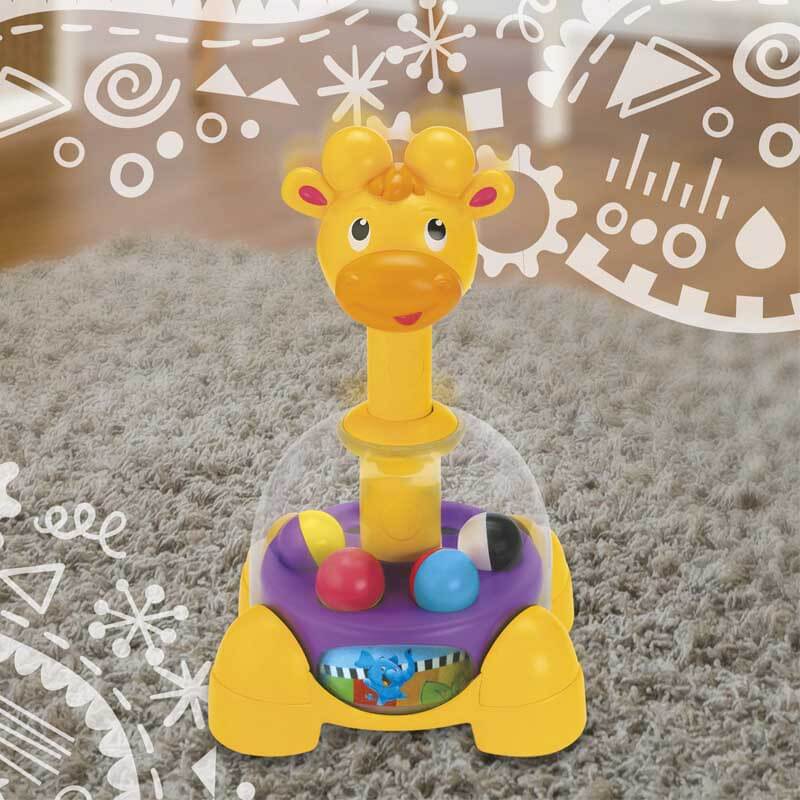 Giraffe Spinning and Popping Toy