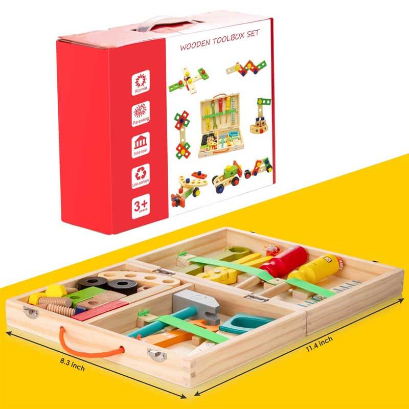 Wooden Toddler Tools Set