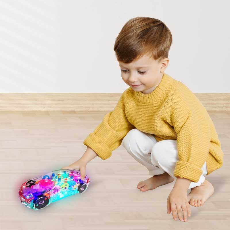 Light Up Transparent Car Toy