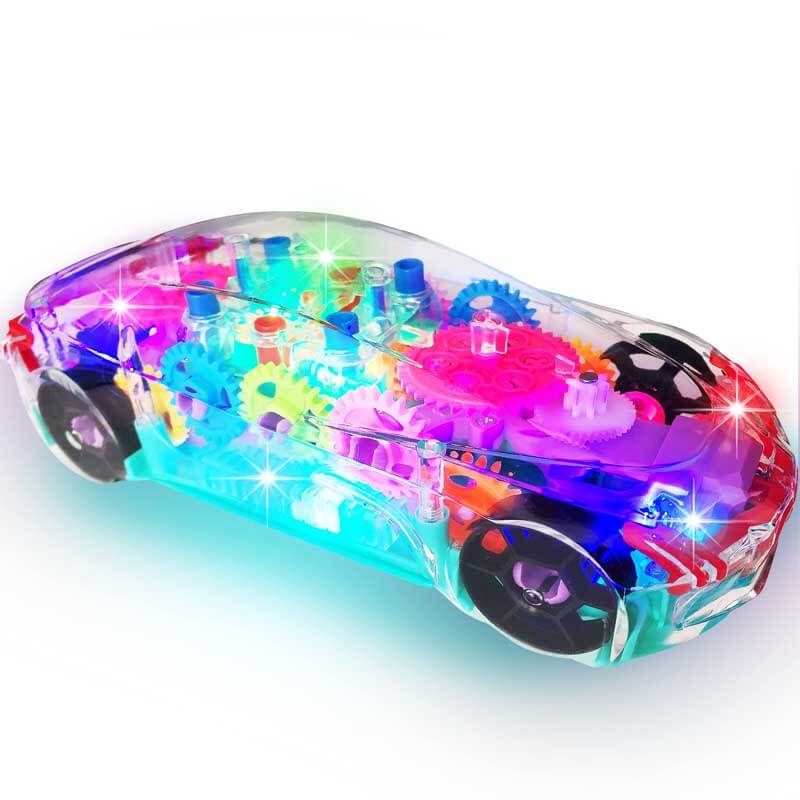 Light Up Transparent Car Toy