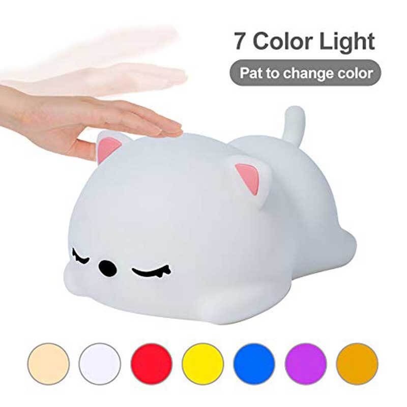 Sleepy Cat Kids Night Light