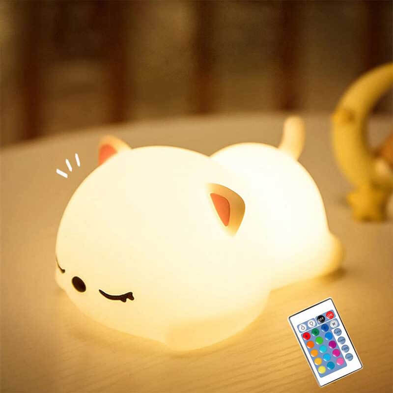 Sleepy Cat Kids Night Light