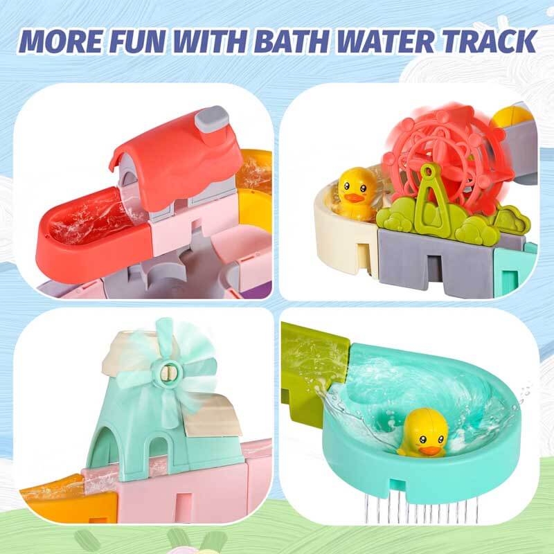 Wall Bathtub Toy Slide