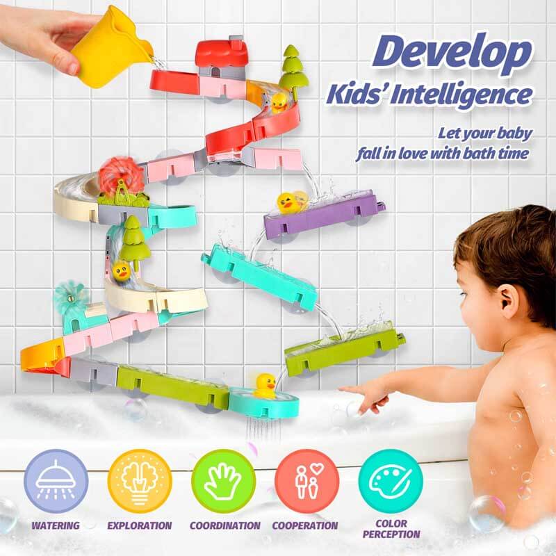 Wall Bathtub Toy Slide