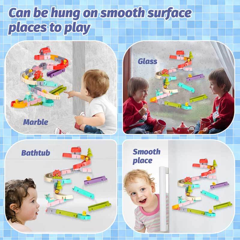 Wall Bathtub Toy Slide