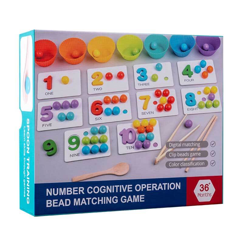 Clip Beads Arithmetic Game