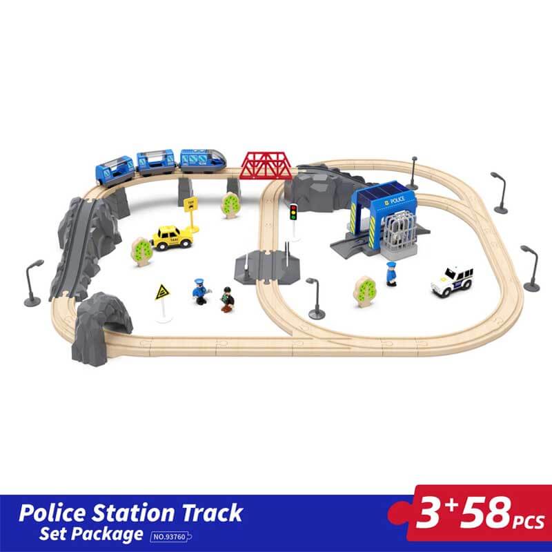 Shinymarch® Wooden Train Set