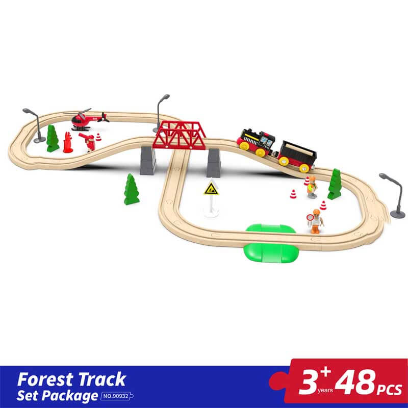 Shinymarch® Wooden Train Set