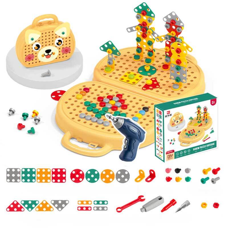 3D Construction Drill Puzzle