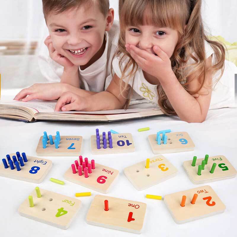 Wooden Math Manipulatives Game