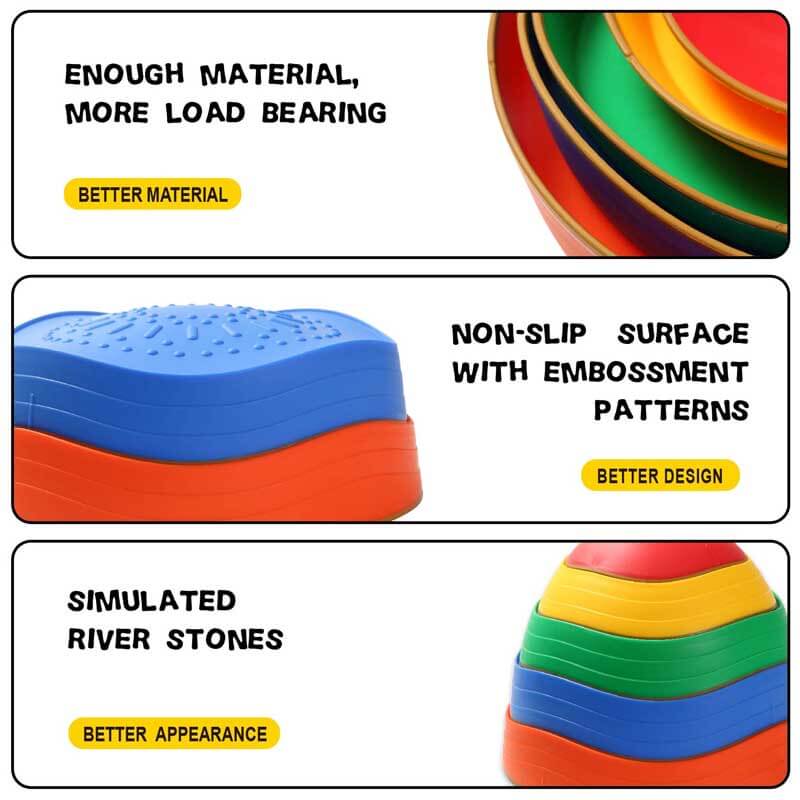 Plastic Balance Stepping Stones