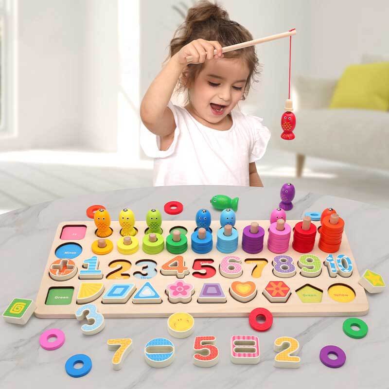 Number+Alphabet Fun Fishing Game