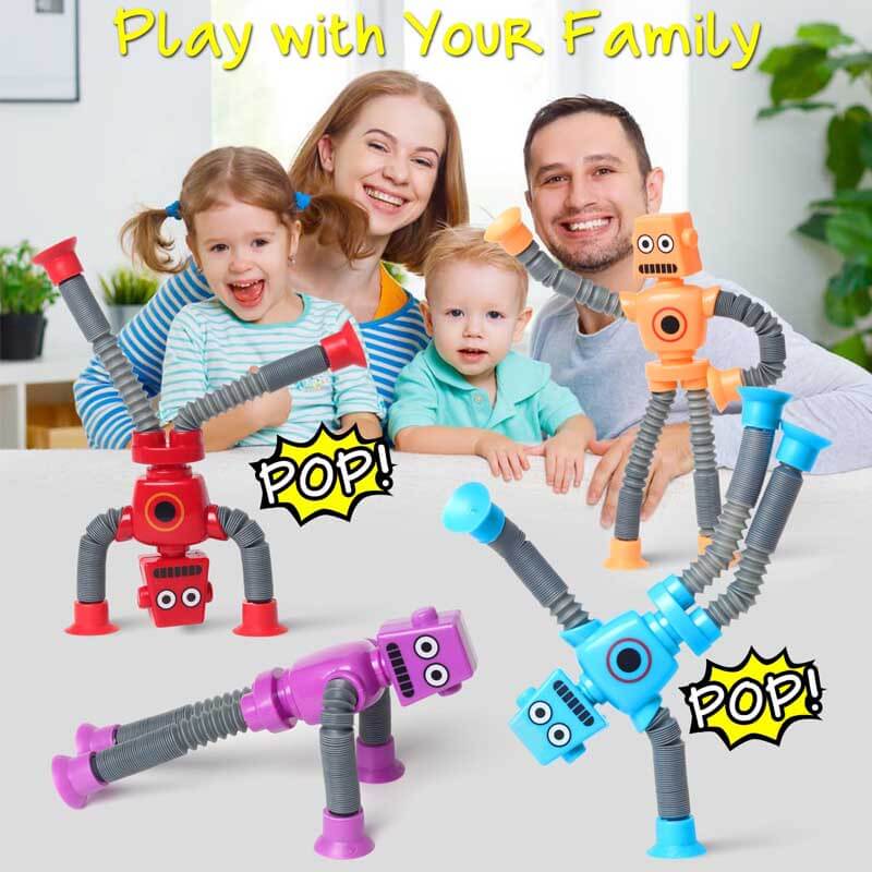 Telescopic Suction Cup Toy