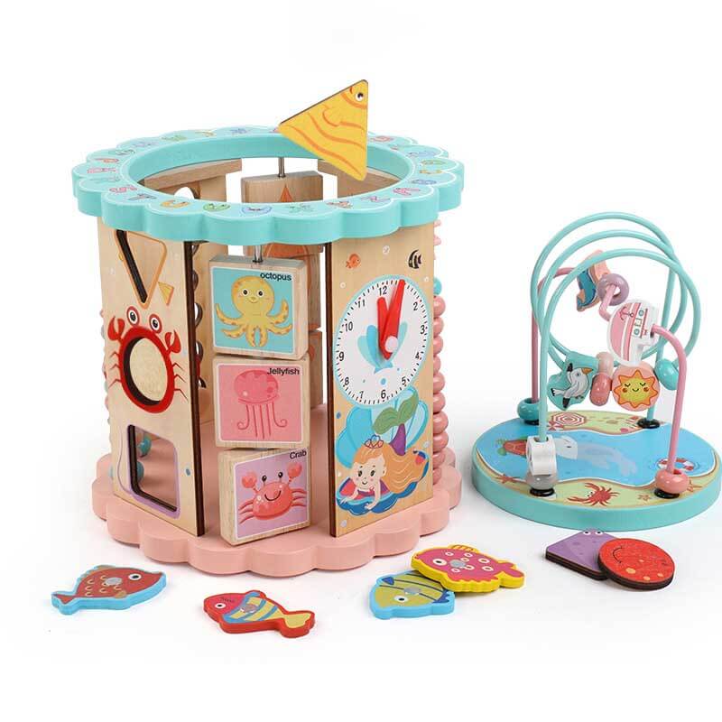 Multi-functional Wooden Toy Center