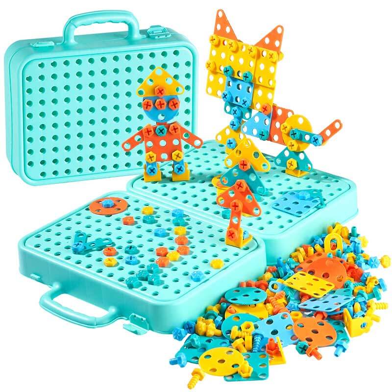 3D Construction Drill Puzzle