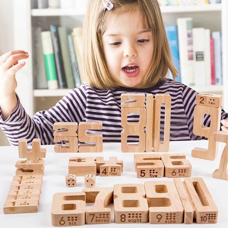 Wooden Digital Building Blocks