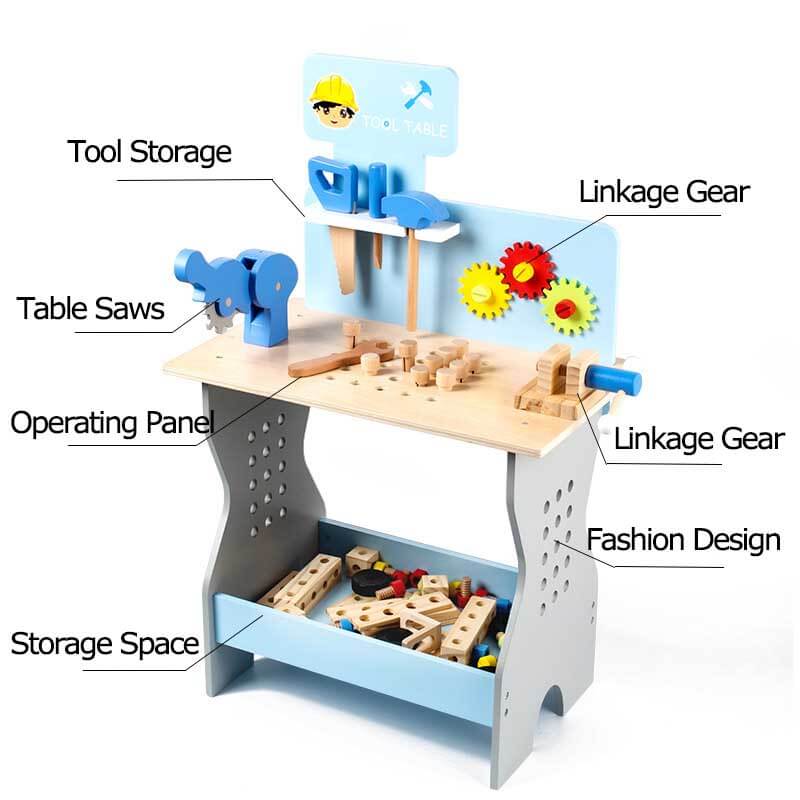 Wooden Repair Tools Table