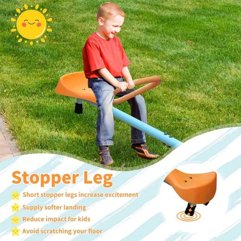 Outdoor Kids Spinning Seesaw