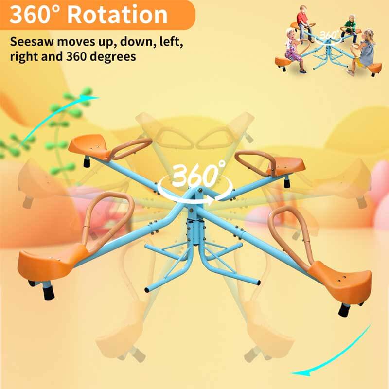 Outdoor Kids Spinning Seesaw