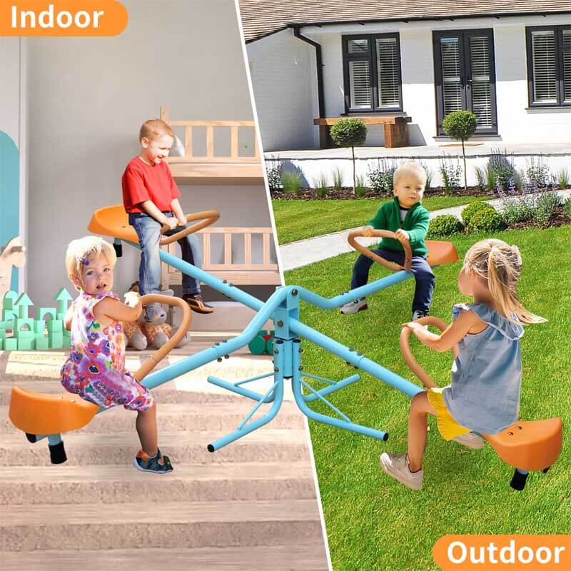 Outdoor Kids Spinning Seesaw