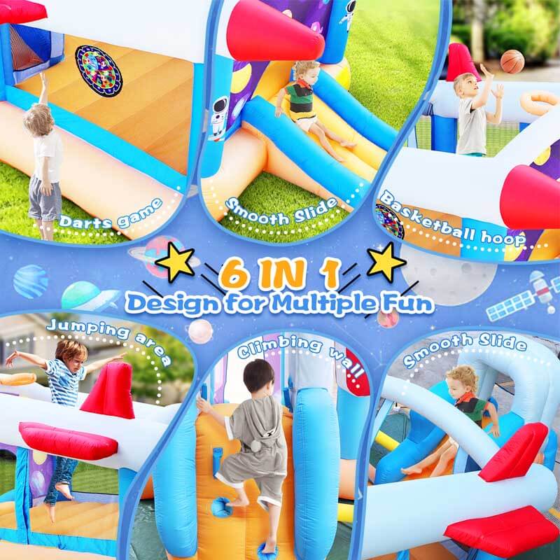 Space-theme Outdoor Inflatable Bouncer