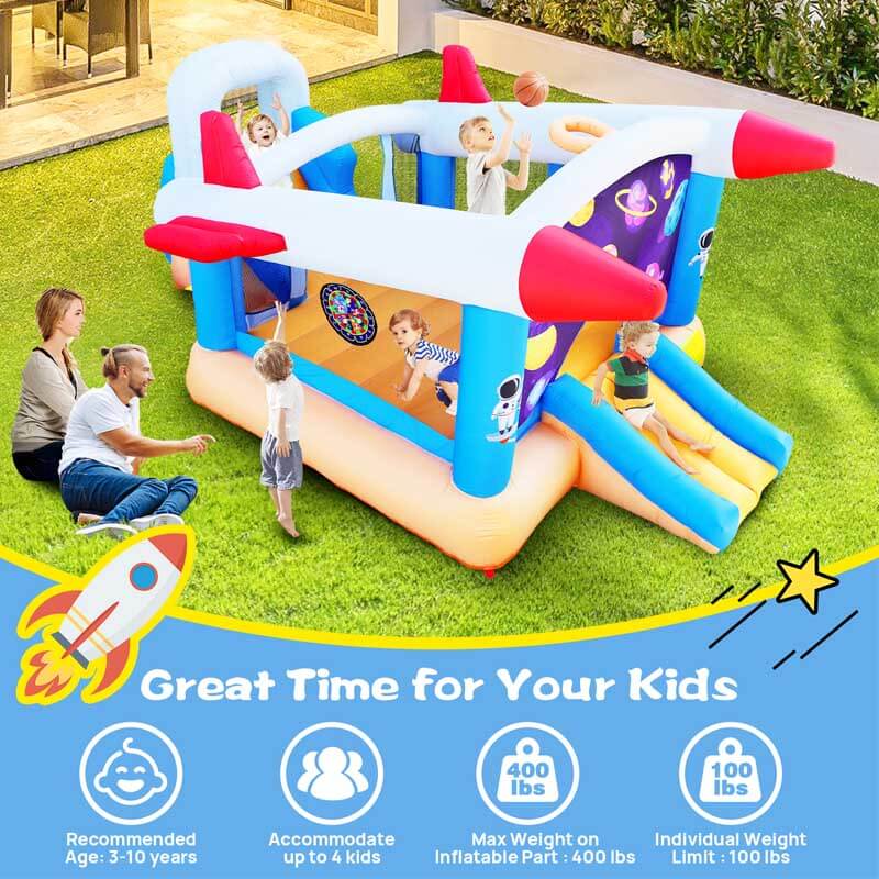 Space-theme Outdoor Inflatable Bouncer