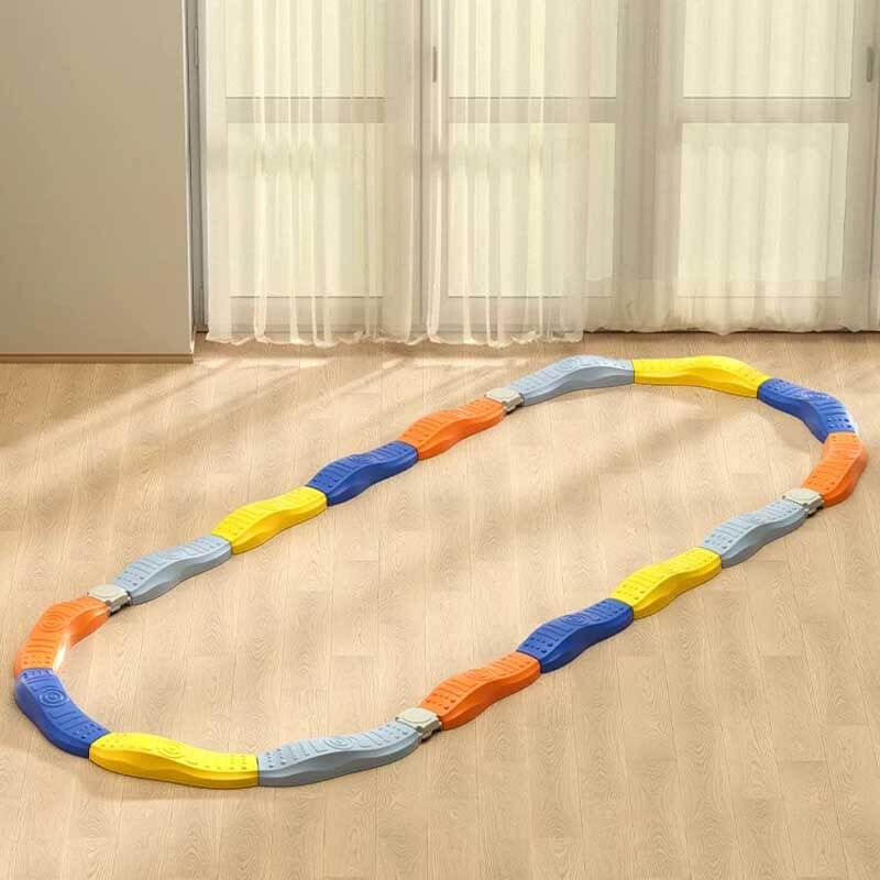 Colored Wavy Circle Balance Beams