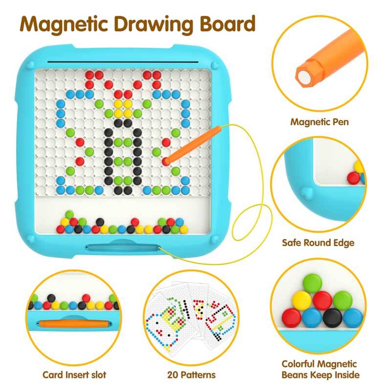 2-in-1 Magnetic Color and Number Maze