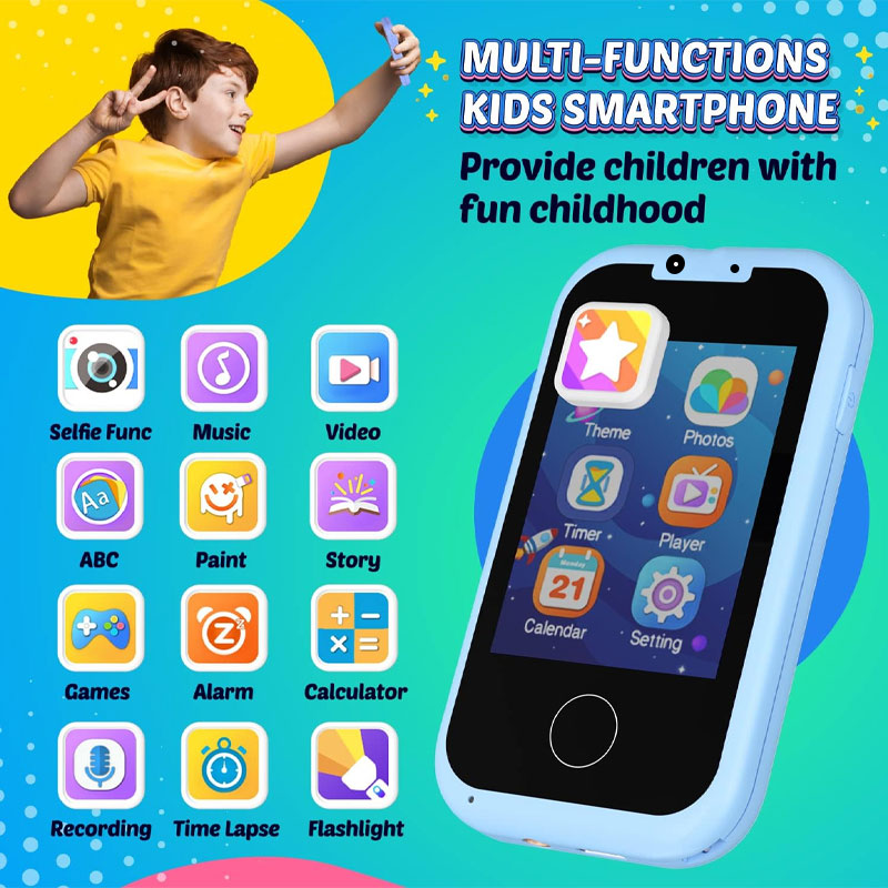 Dual Camera Touch Screen Children’S Toy Mobile Phone