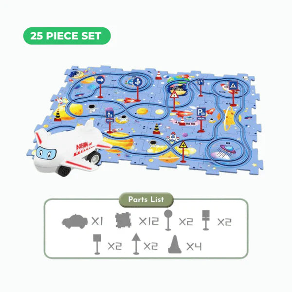 🔥Weekend Big Discount 49% OFF🔥 Children's Educational Puzzle Track Car Play Set