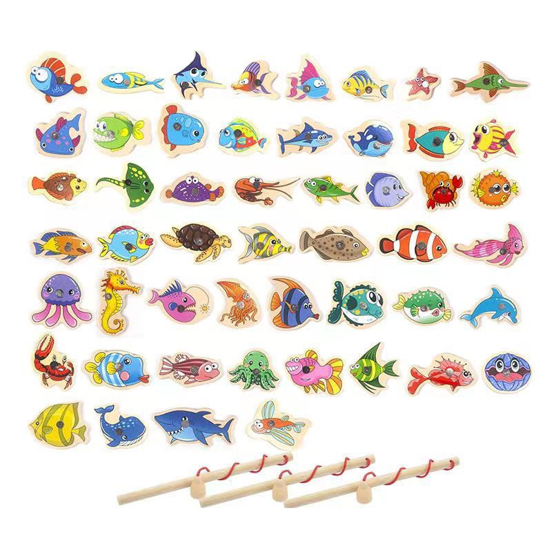 Montessori fishing game