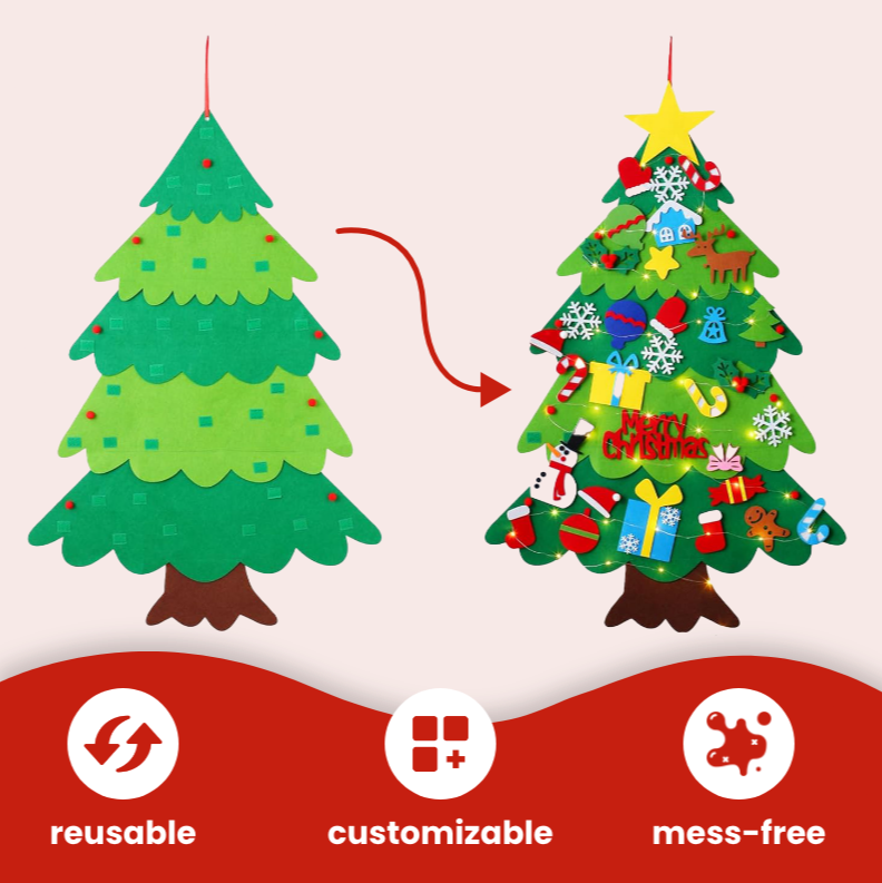 DIY Felt Christmas Tree