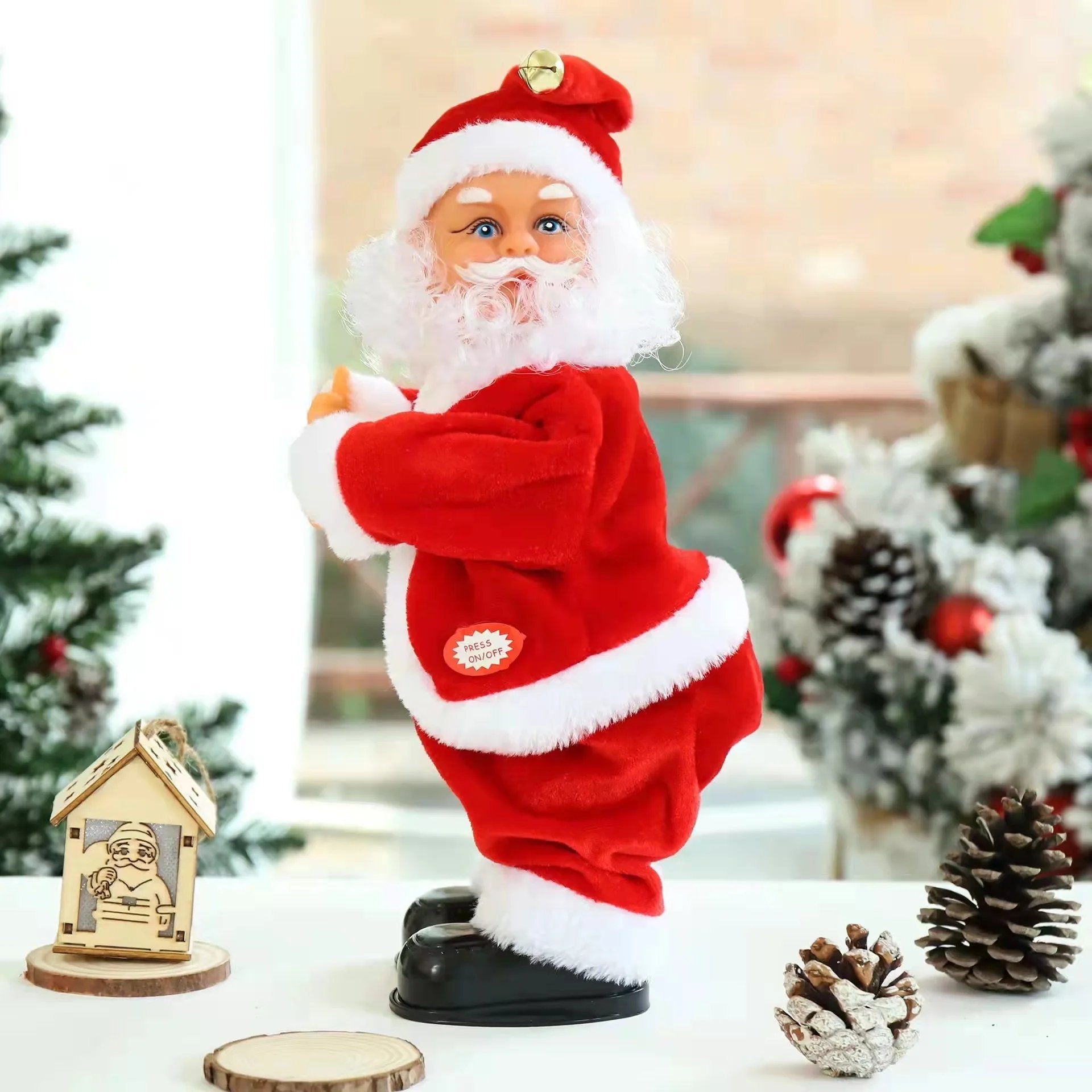 (🔥2024 BEST GIFT TO FAMILY🔥)🎅Electric Musical Twerking Santa Toys